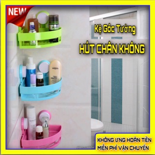 Kệ tam giác góc tường hút chân không