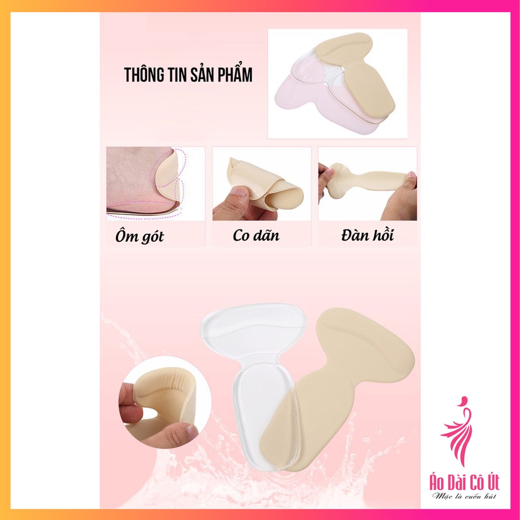 Miếng lót gót giày chống rộng chống rớt gót giúp giảm size bảo vệ chân khi mang giày