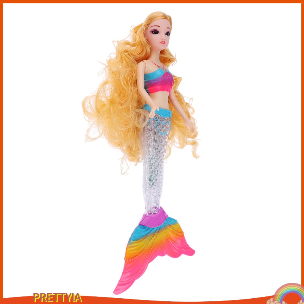 Tóc Giả Búp Bê Đuôi Cá Nhiều Màu Cho Búp Bê Barbie