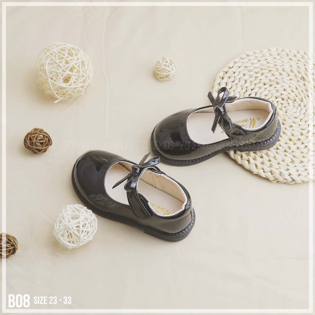 Giày búp bê da bóng cho bé gái Zonekids - B08