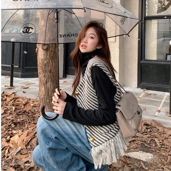 QKOOLE  Áo Khoác Nữ Cộc Tay Cổ Bẻ Thời Trang Hàn