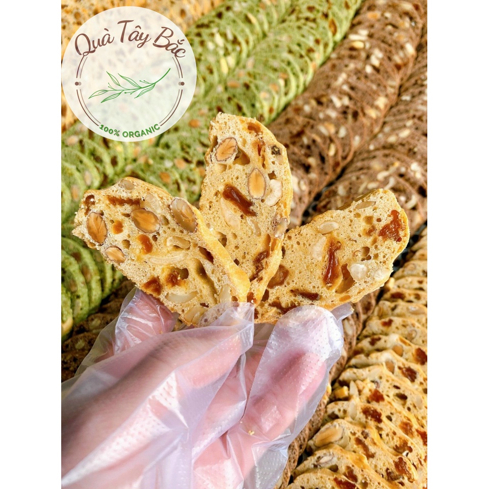 Bánh Biscotti Ăn Kiêng- Nguyên Cám Không Đường