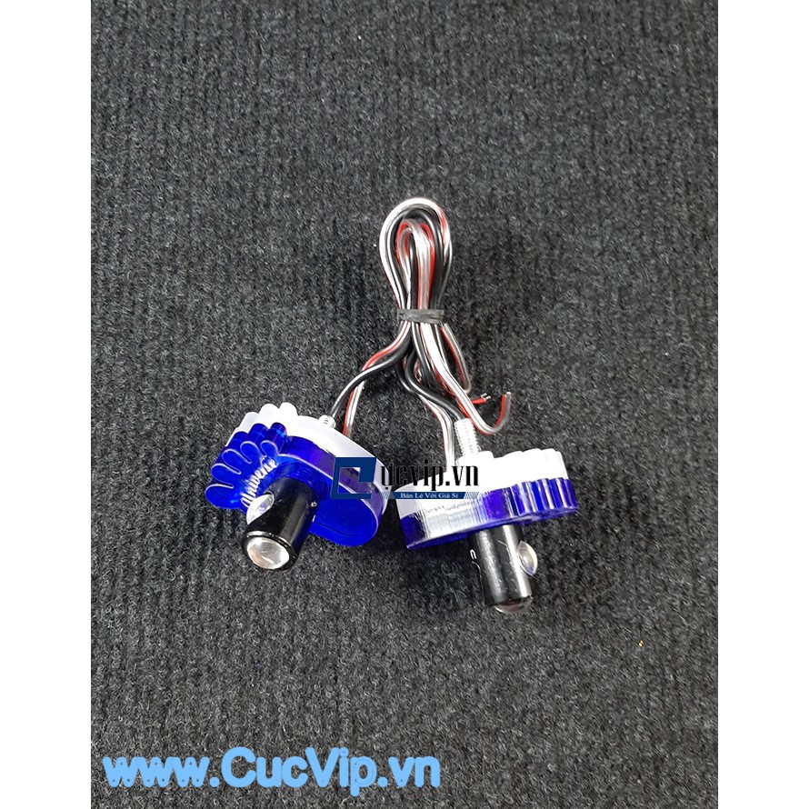 Xi Nhan K4 Led Kiểu Bàn Chân 2 Lớp Gắn Được Nhiều Dòng Xe