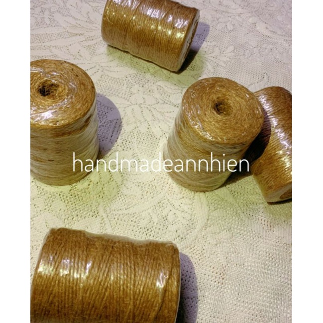 Cuộn 100 mét dây thừng 2mm_ Dùng để trang trí nhà _ treo ảnh _ quấn lọ - phụ kiện handmde _ DIY