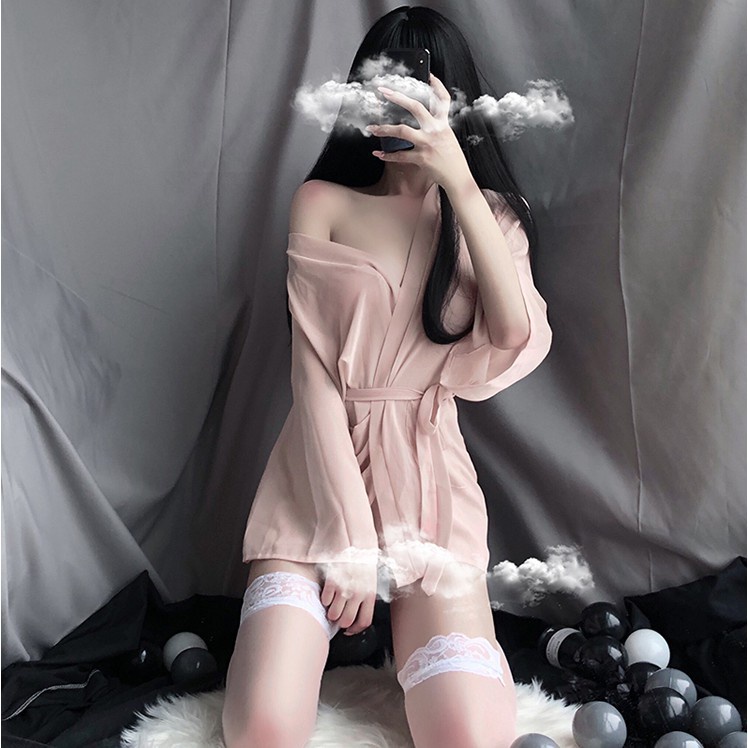 Áo Choàng Ngủ Nữ Kiểu Dáng Kimono Sexy Xuyên Thấu Gợi Cảm - ACVT005 - QuinBee | BigBuy360 - bigbuy360.vn