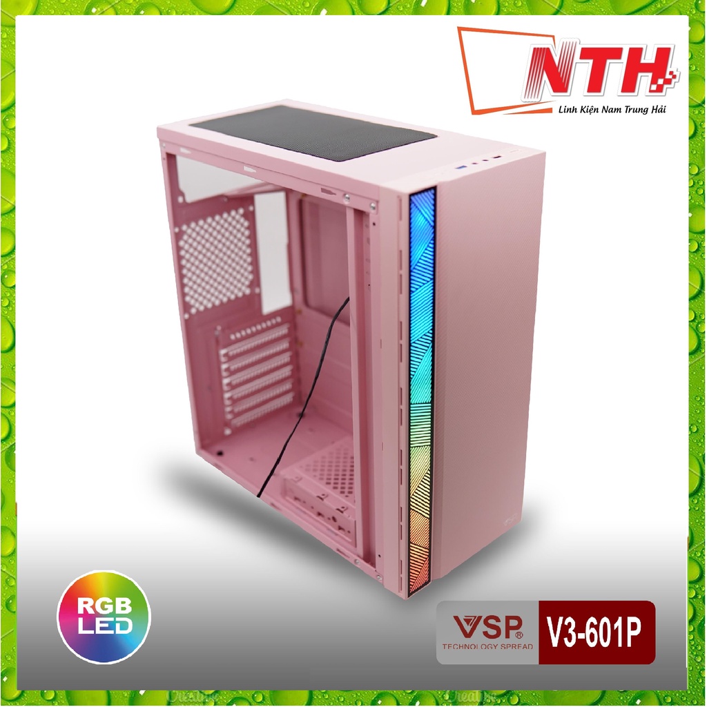 Vỏ Case Máy Tính VSP V3-601P Hồng