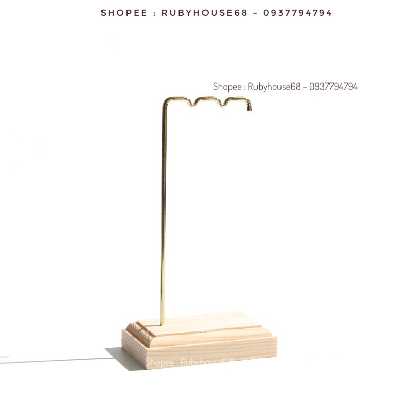 Giá treo hoa tai decor shop