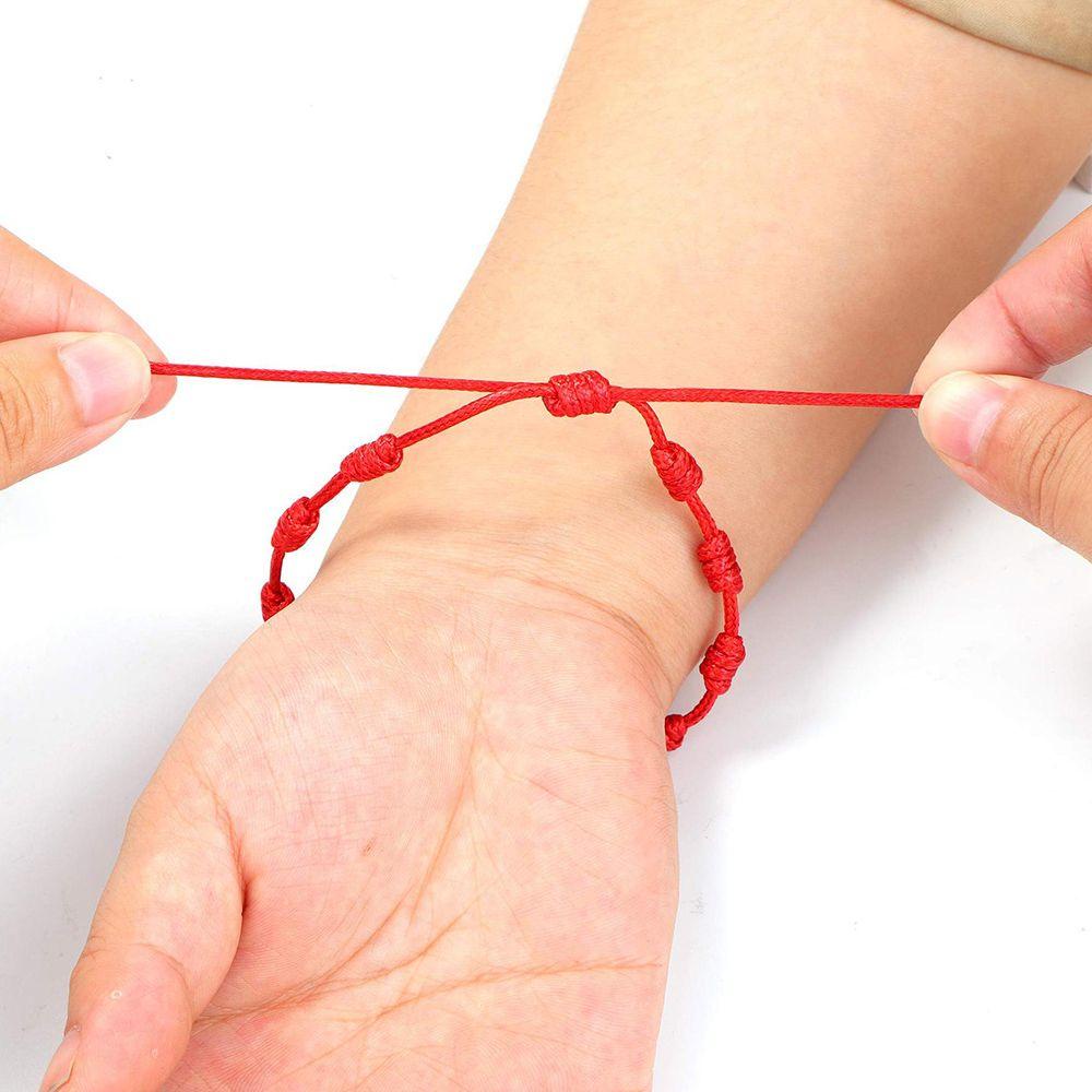 QQMALL Vòng Tay Dây Thừng Mặt Hình Mắt Quỷ Dễ Thương Làm Quà Tặng Valentine