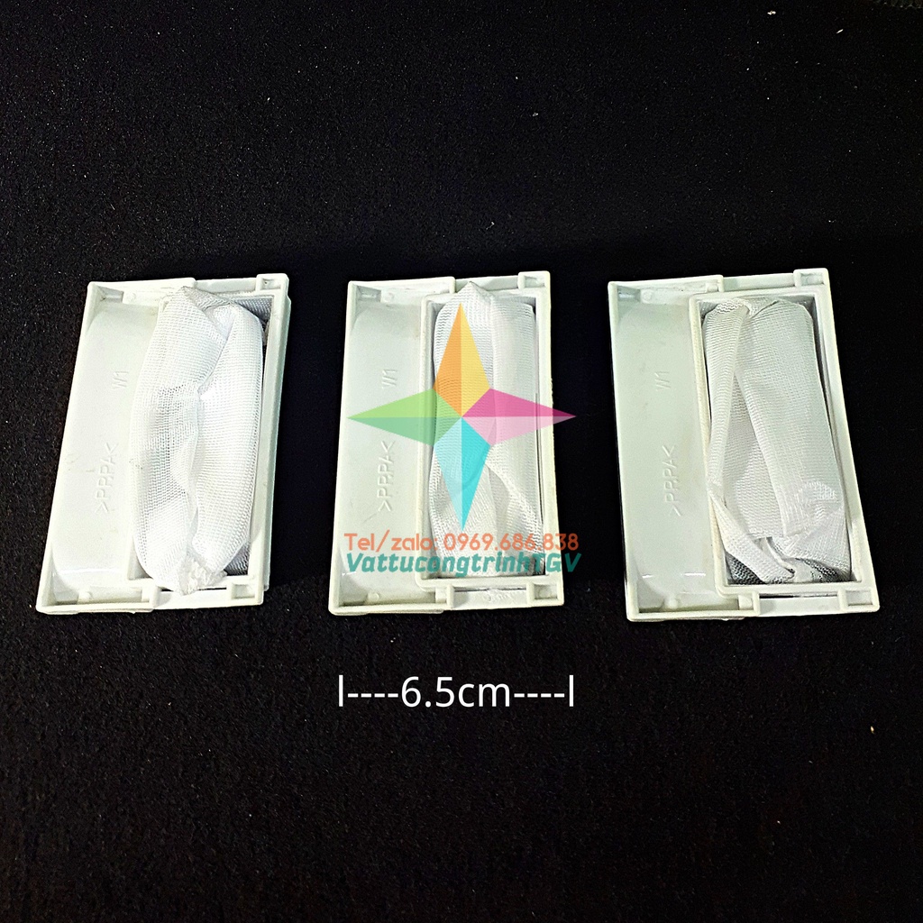 Bộ 3 túi lưói lọc thay thế cho máy giặt LG KT:10cm x 6.5cm