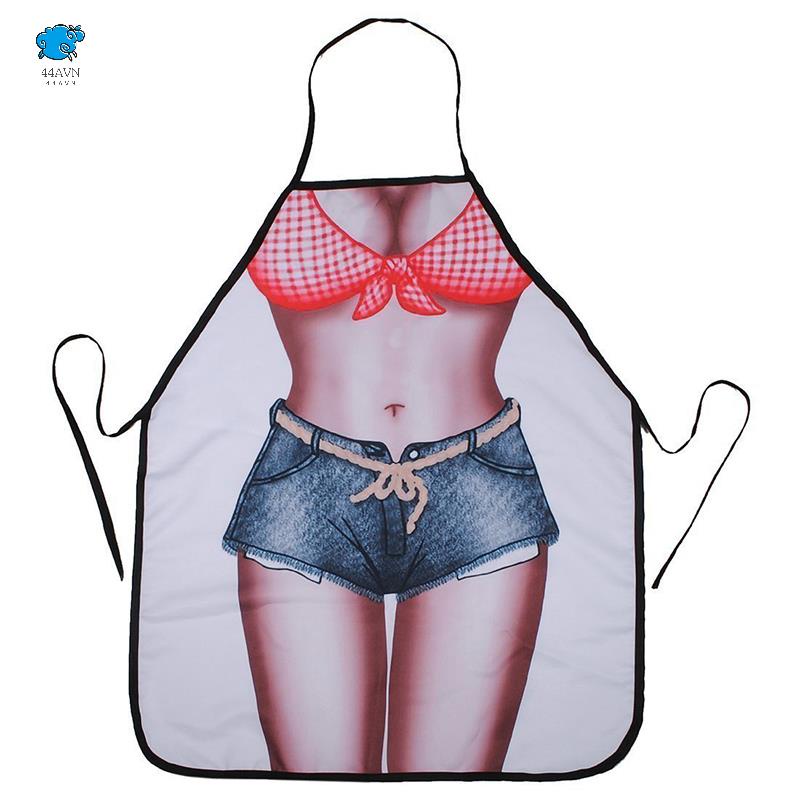 Tạp Dề In Hình Bikini & Quần Đùi y Vui Nhộn Dành Cho Phụ Nữ