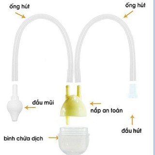Dụng cụ hút mũi kichilachi an toàn cho bé hàng chính hãng công nghệ nhật bản( kèm cọ hút mũi) Bống Bang BB
