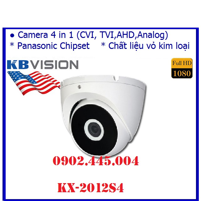 Bộ 4 Camera Kbvision KX-2012S4