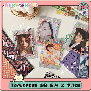 Toploader đựng card ảnh size B8 , thẻ bảo vệ ảnh