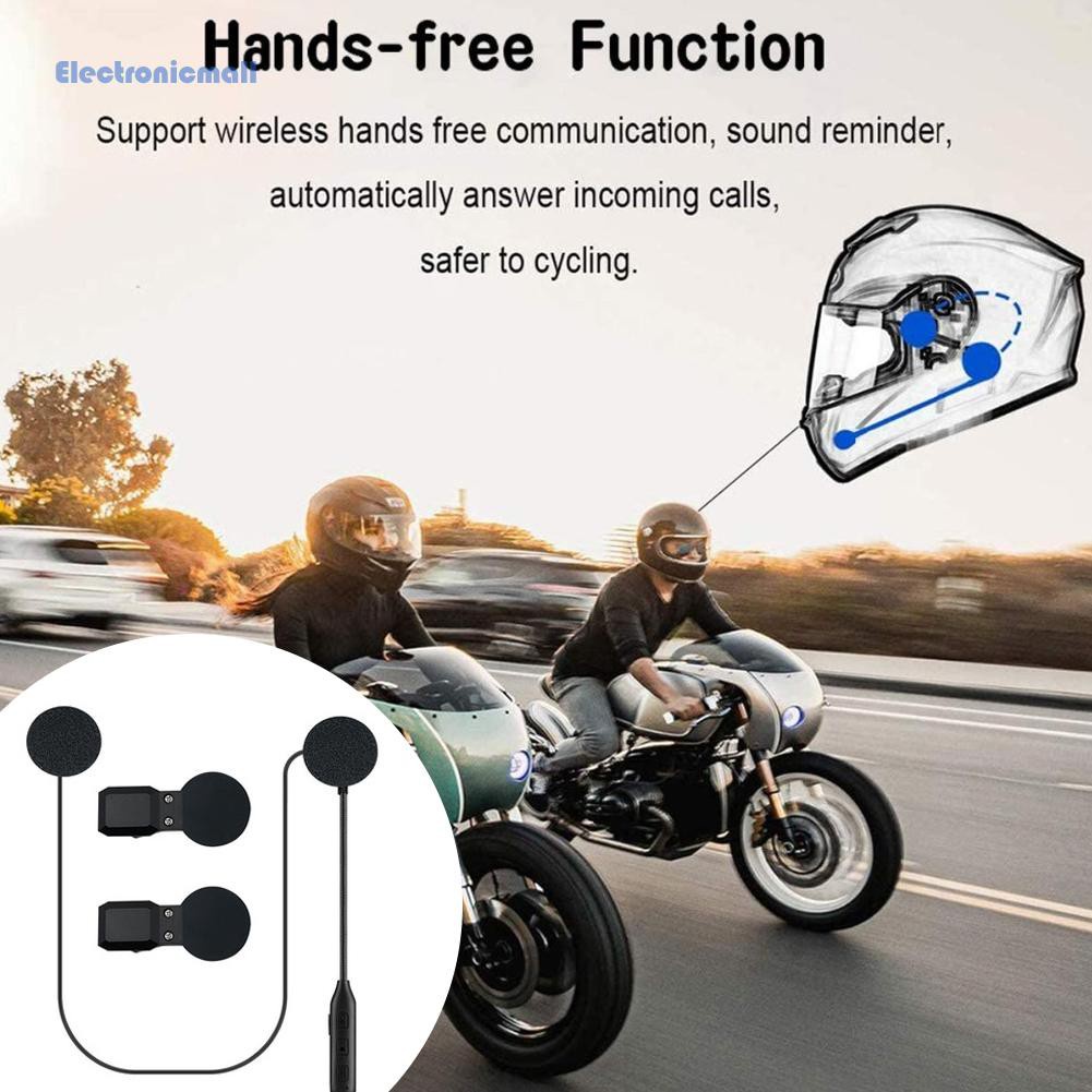 ElectronicMall01 BT30 Bluetooth Moto Helmet Headset Wireless Handsfree Motorcycle Headphones