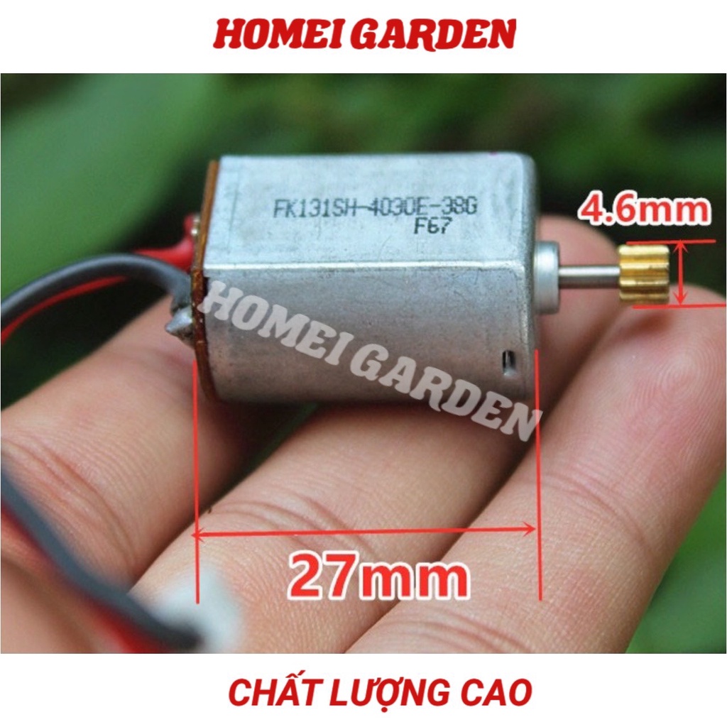 Động cơ DC 280 3V-9V tốc độ cao mô hình đồ chơi mô hình vi mô hình động cơ 10 răng - G004