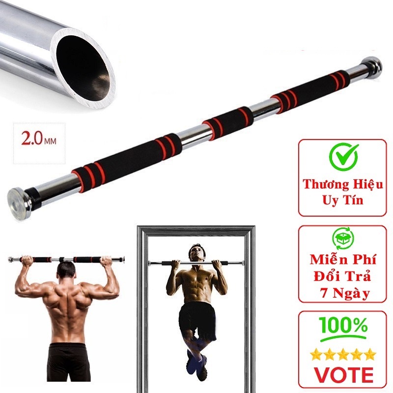 Xà Đơn Treo Tường, Xà Đơn Gắn Tường Tập Thể Dục Tại Nhà Điều Chỉnh Độ Dài - BICKY SPORT