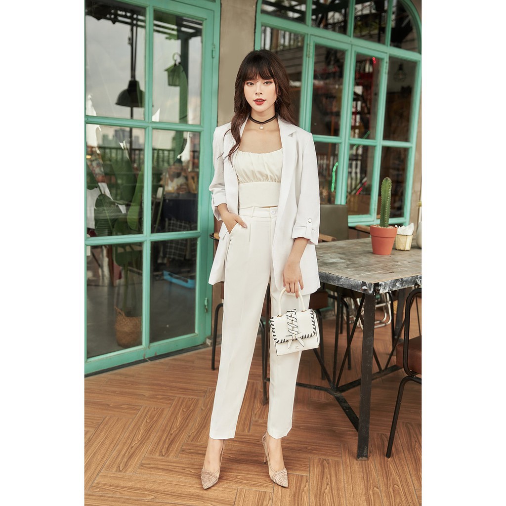 Áo vest nữ tay lỡ 92WEAR VDA0928 | BigBuy360 - bigbuy360.vn