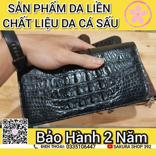Ví da cá sấu thật 100 % giá gốc tại xưởng .