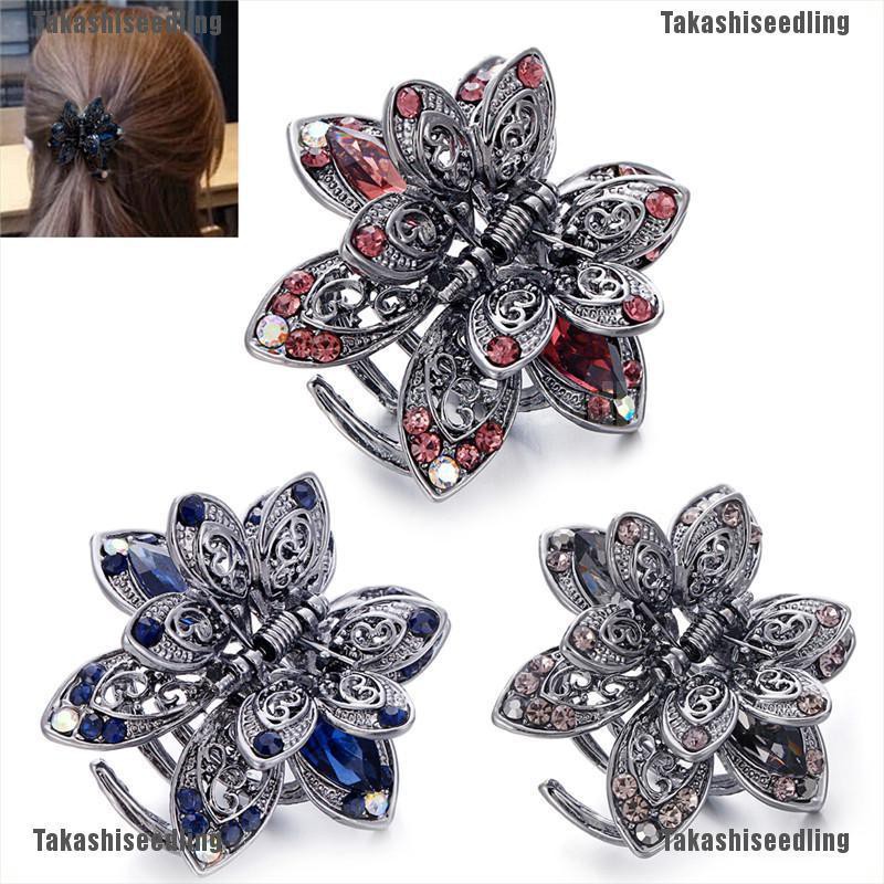 Kẹp Tóc Hình Con Cua Đính Đá Lấp Lánh Thời Trang