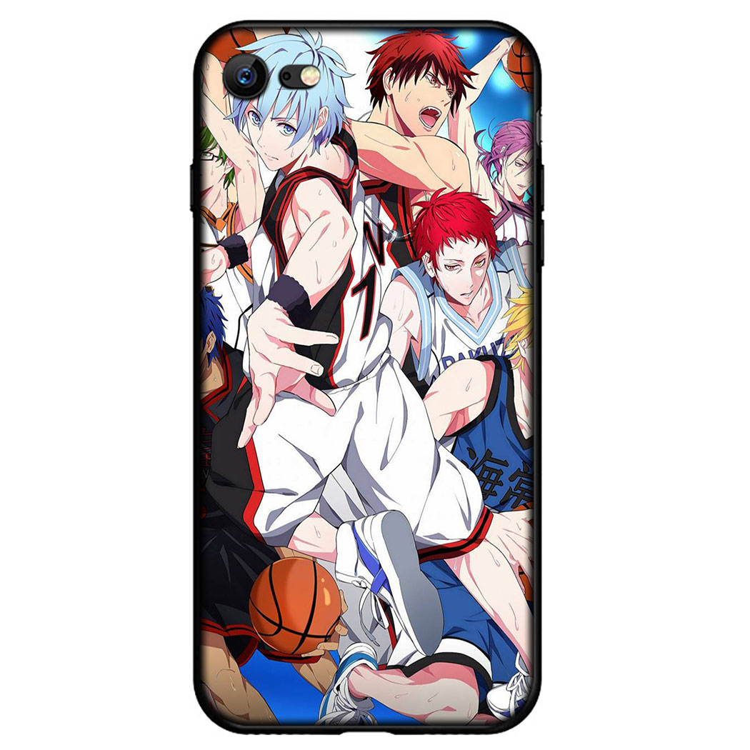Ốp Điện Thoại Silicon Mềm Hình Anime Kuroko no Basket Cho iPhone X XR XS Max 5 6 5s 6s 7 8 Plus SE IQI97