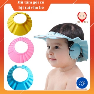 Mũ gội đầu, tắm an toàn cho bé - mũ đội đầu chống thấm cho bé