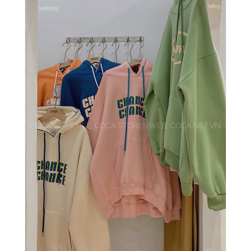 [N88009]🐷 Áo HOODIE nỉ bông dày form rộng CHANGE (Có sẵn/ảnh thật) | BigBuy360 - bigbuy360.vn