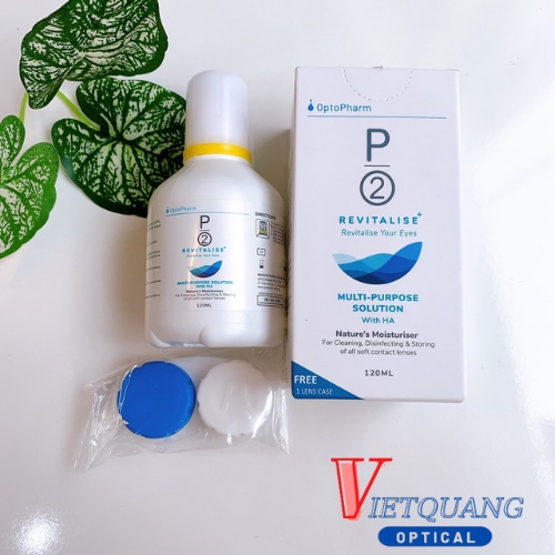 Nước Ngâm Lens P2 120ml Dung Dịch Ngâm Kính Áp Tròng Chính Hãng Singapore Phân PMắt hối Bởi Kinh Việt Quang