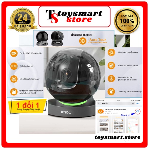 Camera Wifi IMOU IP Không Dây Thông Minh Trong Nhà 360 REX 2MPX - FHD - Phiên Bản Cao Cấp 2021 - A26LP | BigBuy360 - bigbuy360.vn