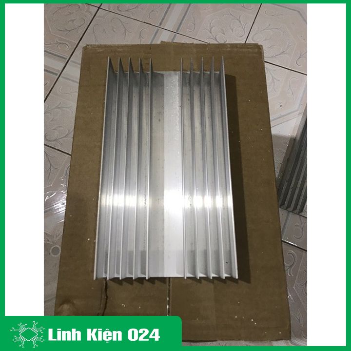 Tản nhiệt nhôm 20cm 8 cánh, 10 cánh , nhôm tản nhiệt cho IC, sò nóng lạnh