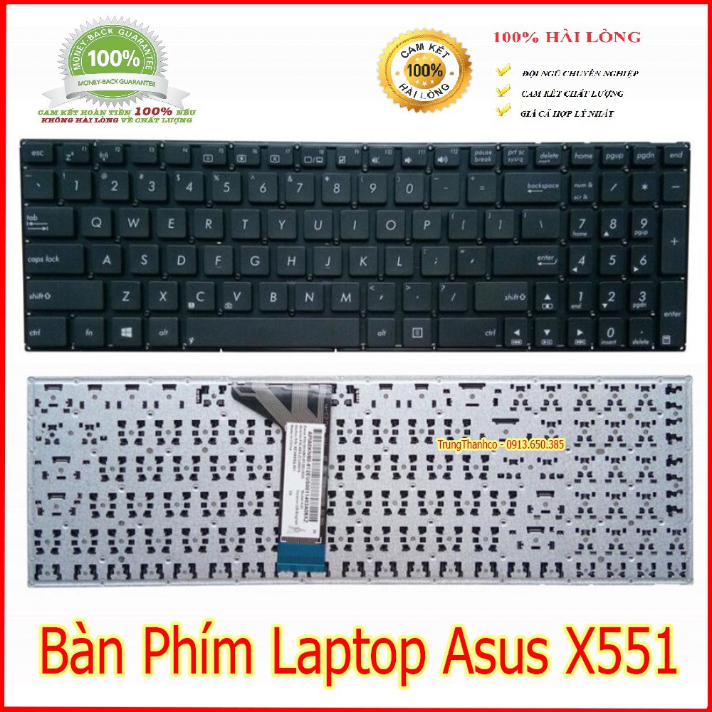 Bàn Phím Laptop Asus X551