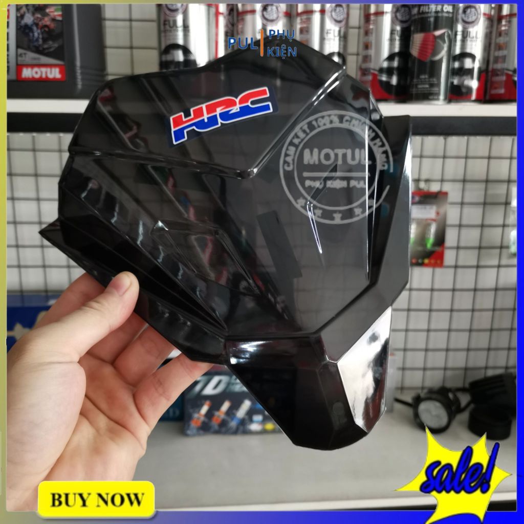 Mão ốp đầu Winner X 2022 Winner V3 màu đen bóng logo ngẫu nhiên trang trí làm đẹp xe