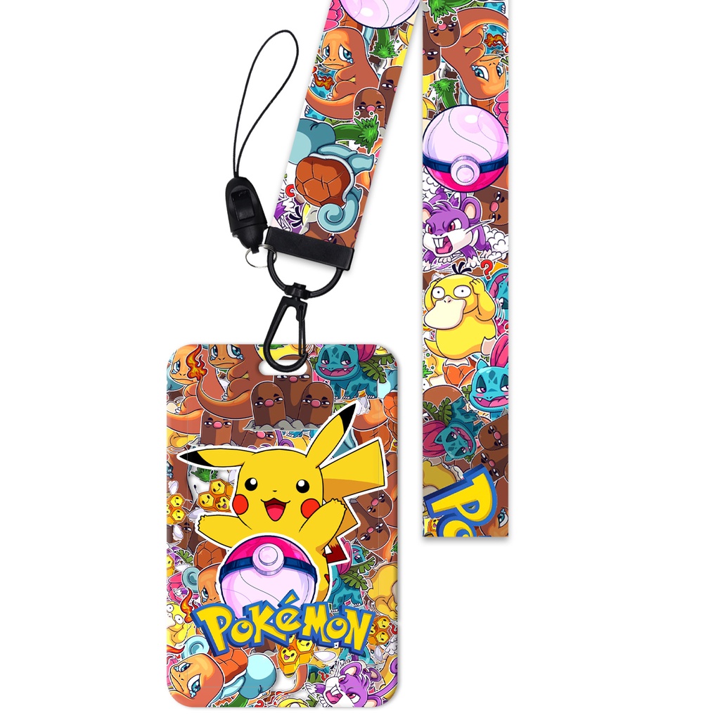 Dây Đeo Điện Thoại / Thẻ Hình Pokemon Nhật Bản