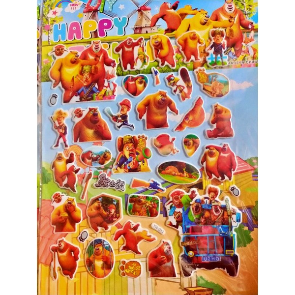 Hình dán sticker nổi 3D Siêu nhân Người Nhện - Spider Man cho bé