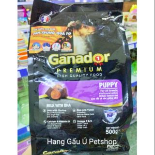 Combo 5 gói Ganador chó con 500gr