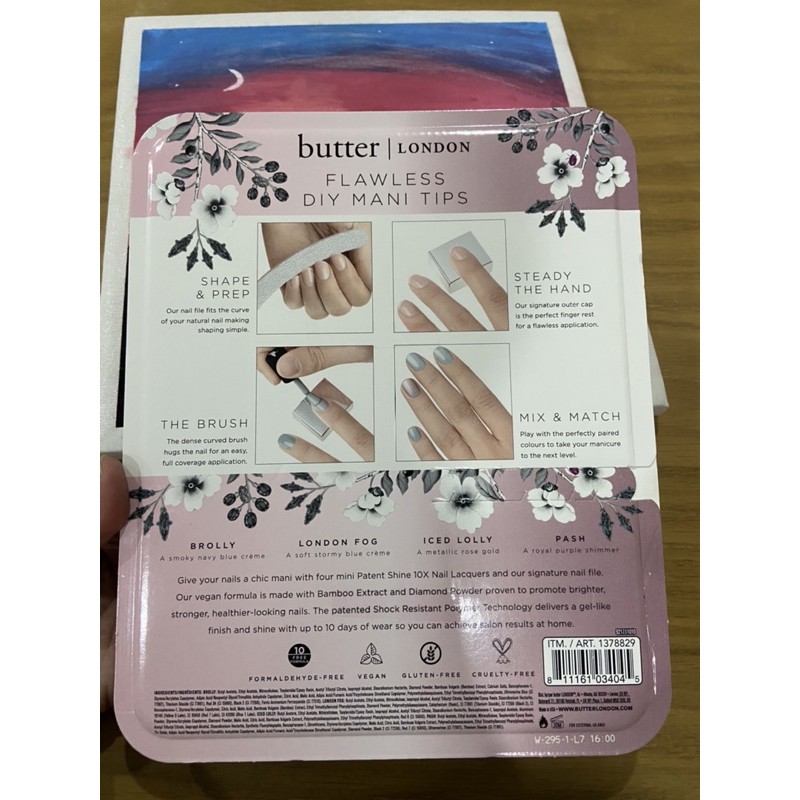 Set sơn móng tay Butter London mua tại USA