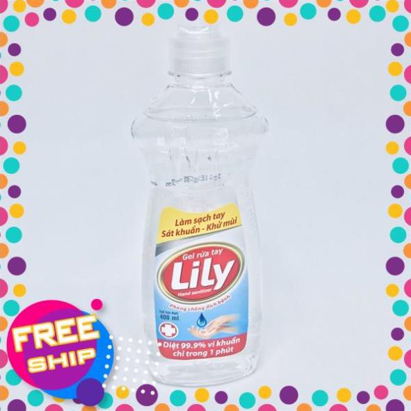 GEL RỬA TAY KHÔ LILY 400ML [pakuda] | BigBuy360 - bigbuy360.vn