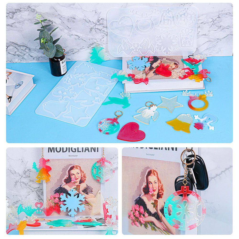 ESPO Khuôn Làm Móc Khóa Trang Trí Giáng Sinh DIY