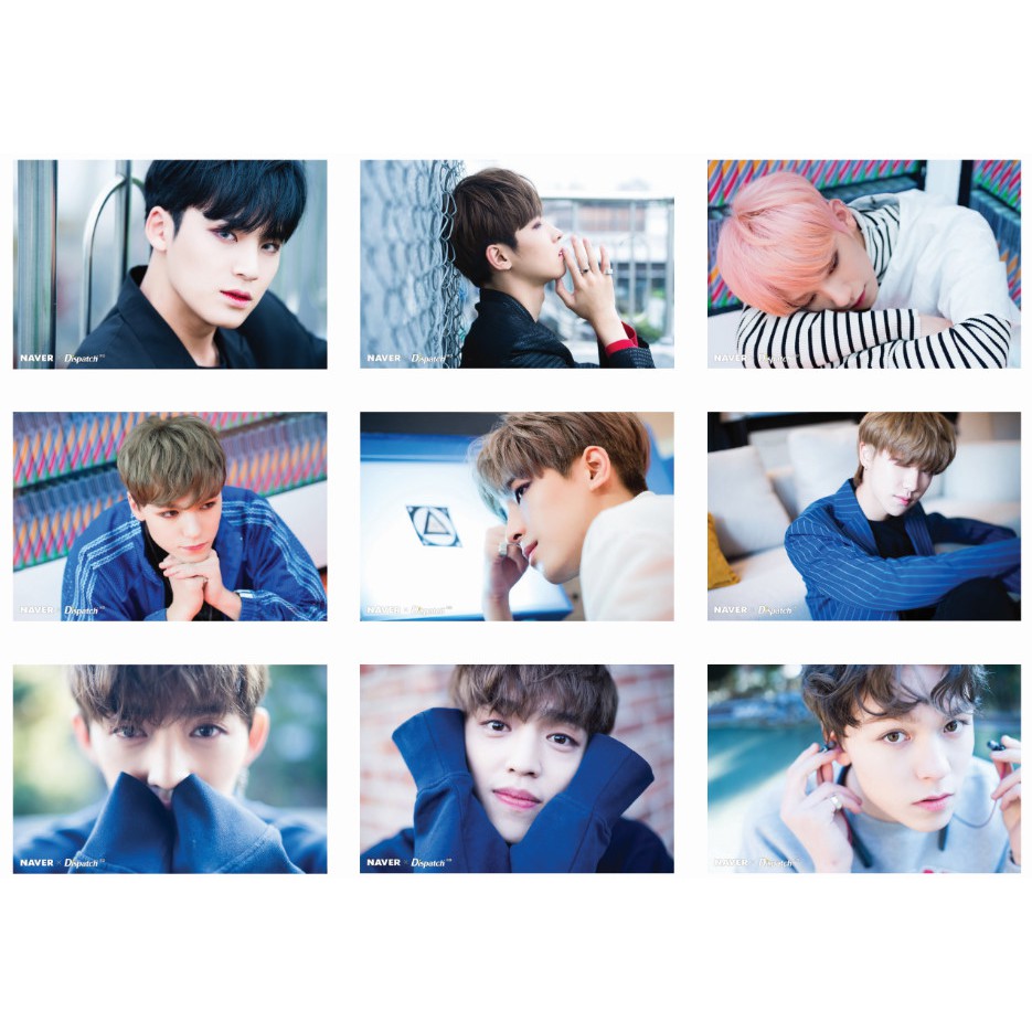 Lomo card ảnh nhóm SEVENTEEN Naver x Dispatch 2 full 99 ảnh