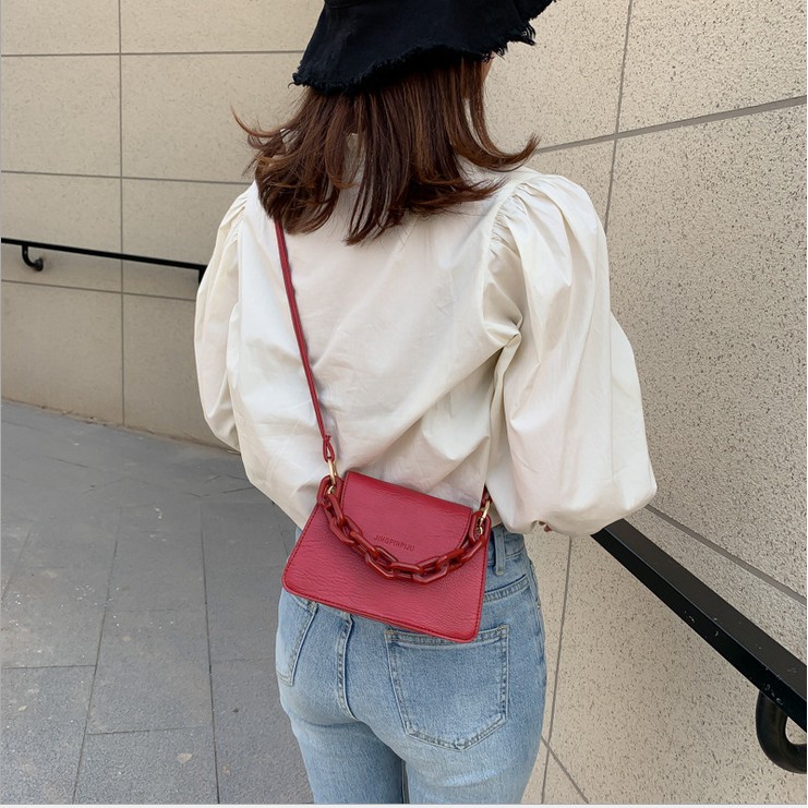 Túi đeo chéo mini bag da trơn hottrend HANAMA 836