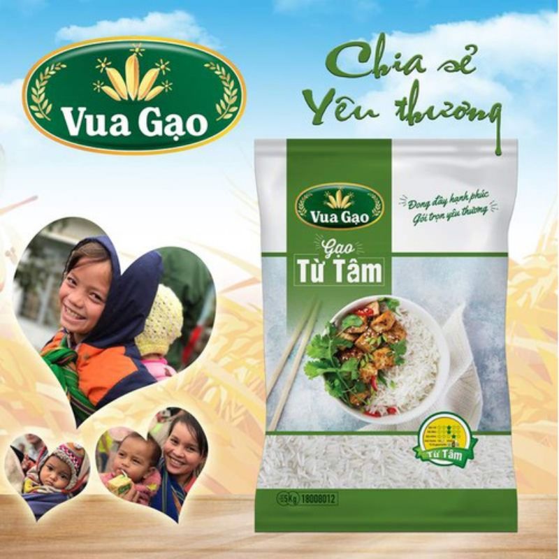[Liên hệ shop trước khi đặt]Gạo thơm Từ Tâm Vua Gạo 5kg