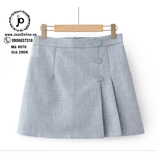 Short Váy Xếp Ly Nút (MS 9570) | BigBuy360 - bigbuy360.vn