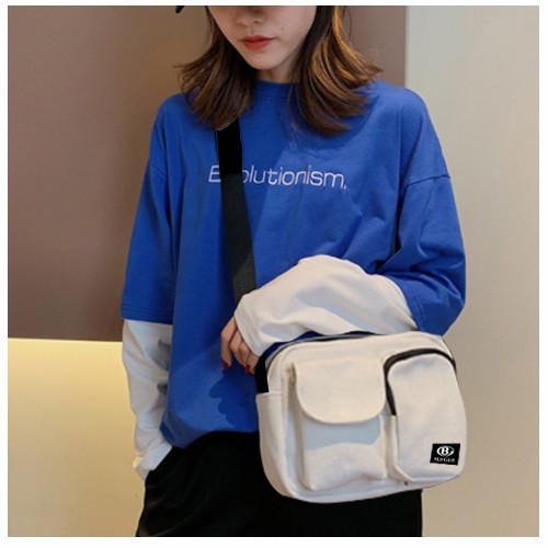 Túi đeo chéo nam nữ unisex thời trang Hàn quốc BEE GEE 082 siêu đẹp chống thấm nước cao cấp Hot trend 2020