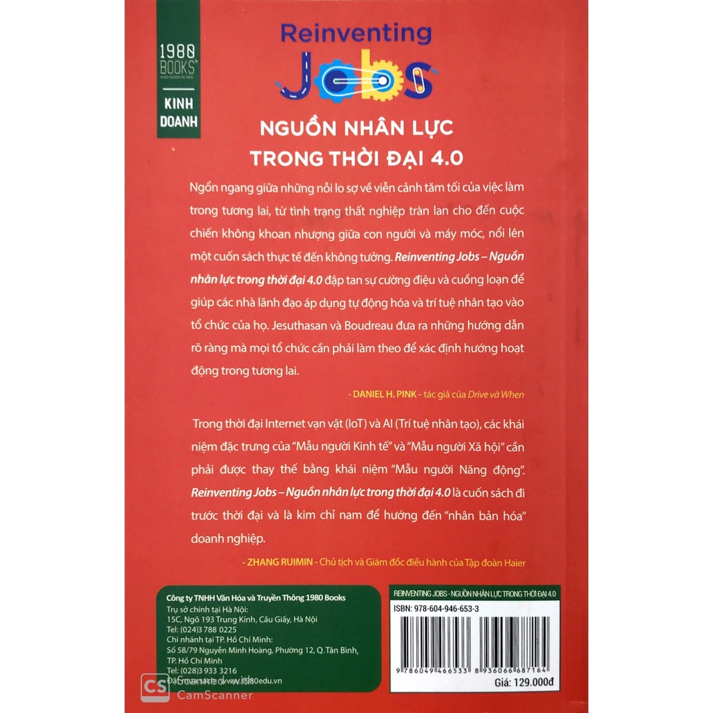 Sách - Nguồn Nhân Lực Trong Thời Đại 4.0 (Ravin Jesuthasan, John Boudreau - 1980)