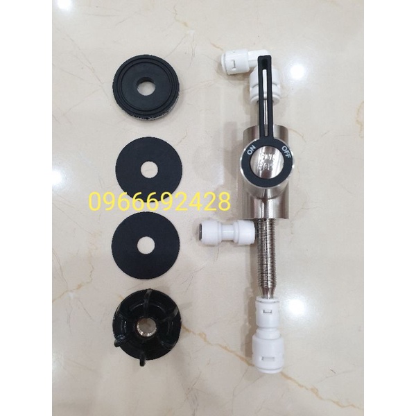 Vòi inox 304 dùng cho máy ion kiềm có vòi trên rất tiện dụng