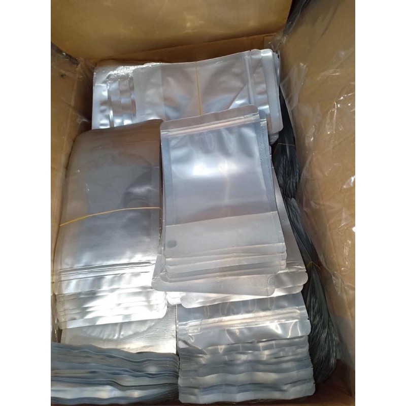 Zip Bạc - Túi Kéo Miệng Đáy Đứng Loại 1