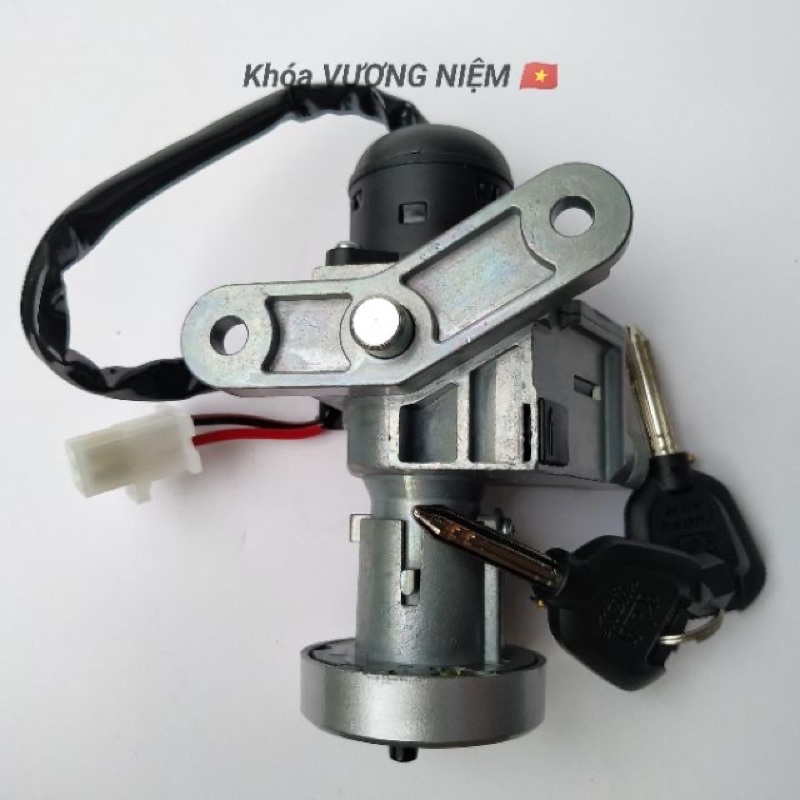 Bộ Ổ Khoá Xe SH 150 Ý/ Dylan/ PS Chìa 8 Cạnh Chống Trộm Cao Cấp Chính Hãng VƯƠNG NIỆM