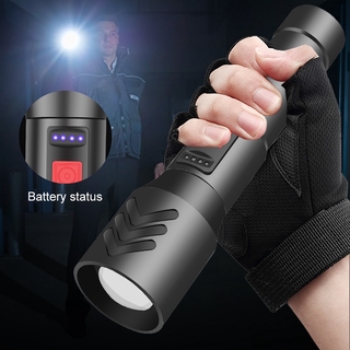 Đèn pin LED XHP50 sạc USB 60000 lumen