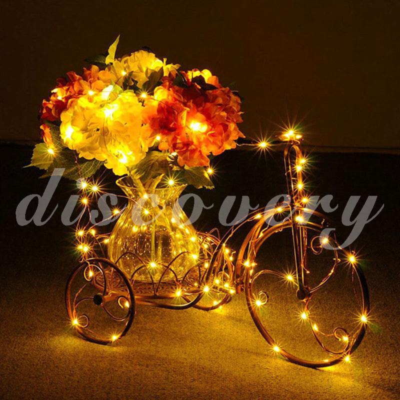 2M 20Pcsled Light String Copper Wire Lamp Super Bright Colorful Home Decoration Light