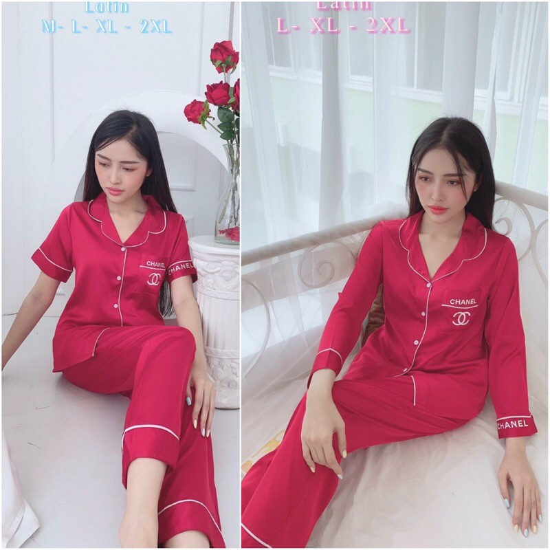 Big size 💍 Bộ pijama LỤA LATIN Mi Cần Thơ, có túi quần