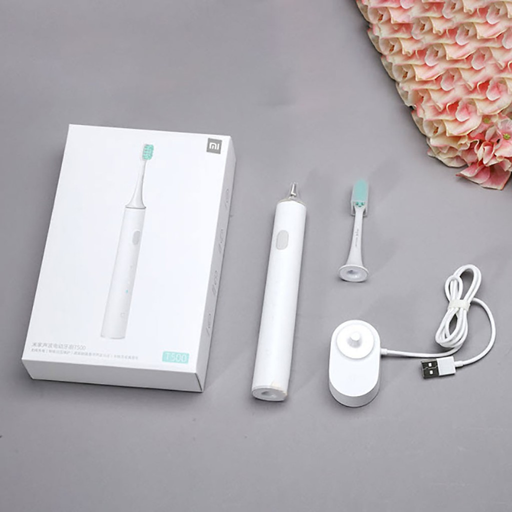 Bàn Chải Điện T500 Xiaomi Mijia Smart Đạt Chuẩn Kháng Nước IPX7 Kết Nối Theo Dõi Thông Qua App Mi Home